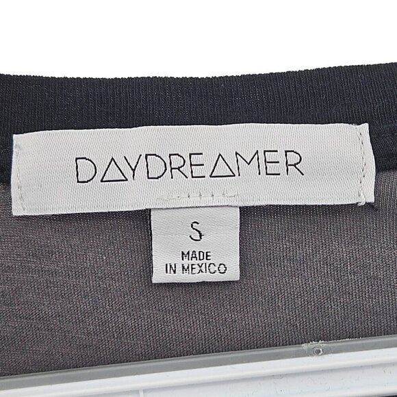 Daydreamer Def Leppard Pyromania Raglan Tee T-Shirt Gray Women’s Size S Boho - Picture 6 of 10